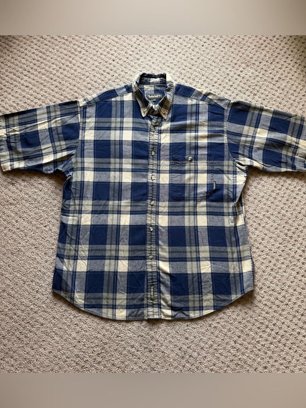 Timberland Weather-gear Plaid Men’s Shirt Size XL
